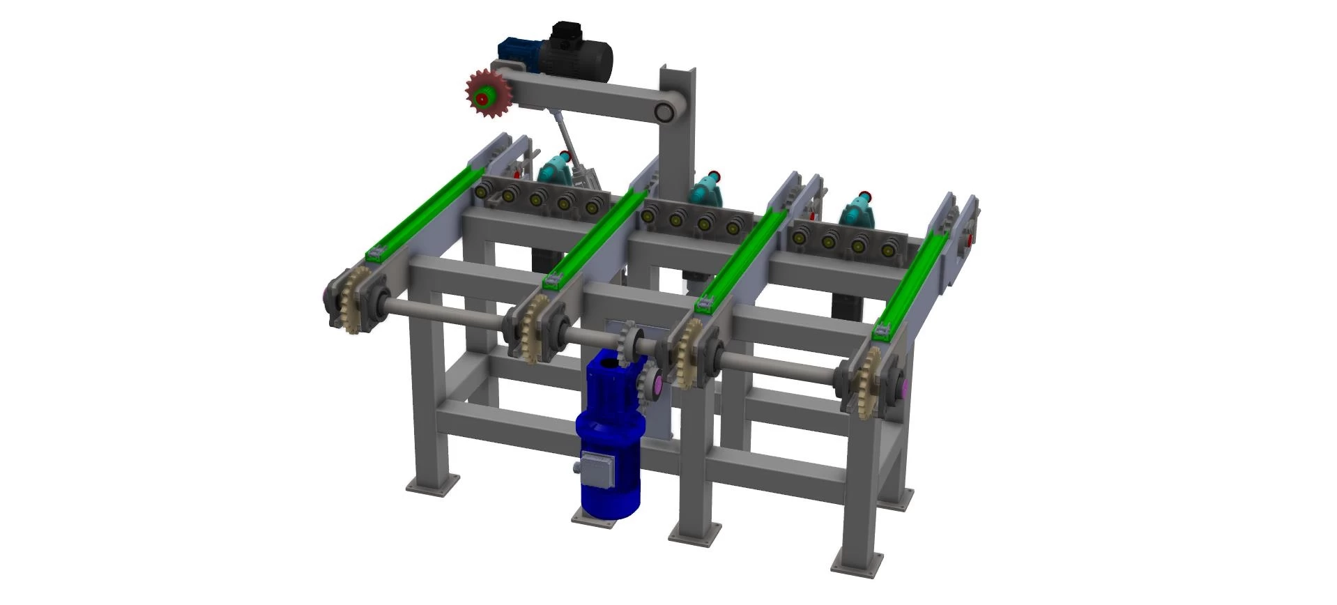 Automatic Introducer for Vertical Multi Rip Saws