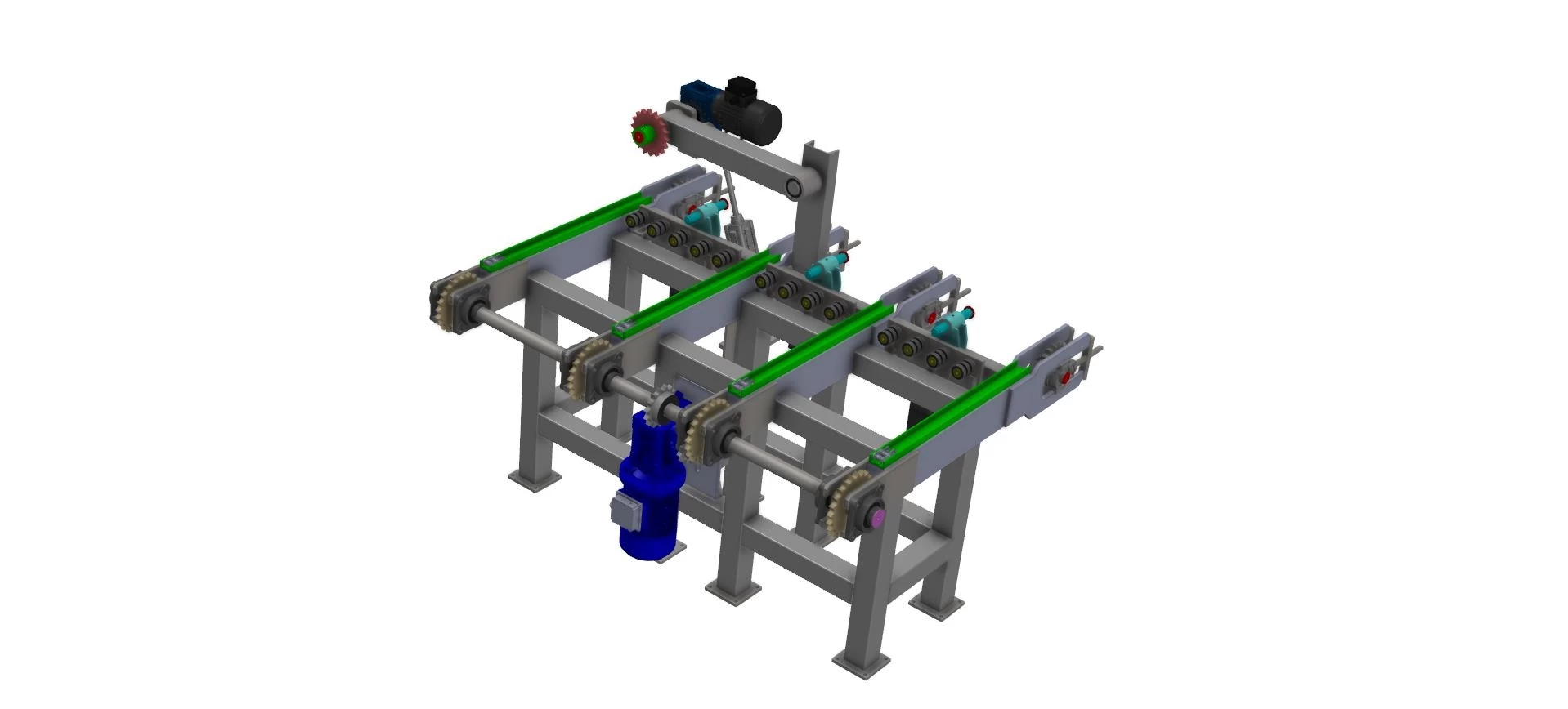 Automatic Introducer for Vertical Multi Rip Saws