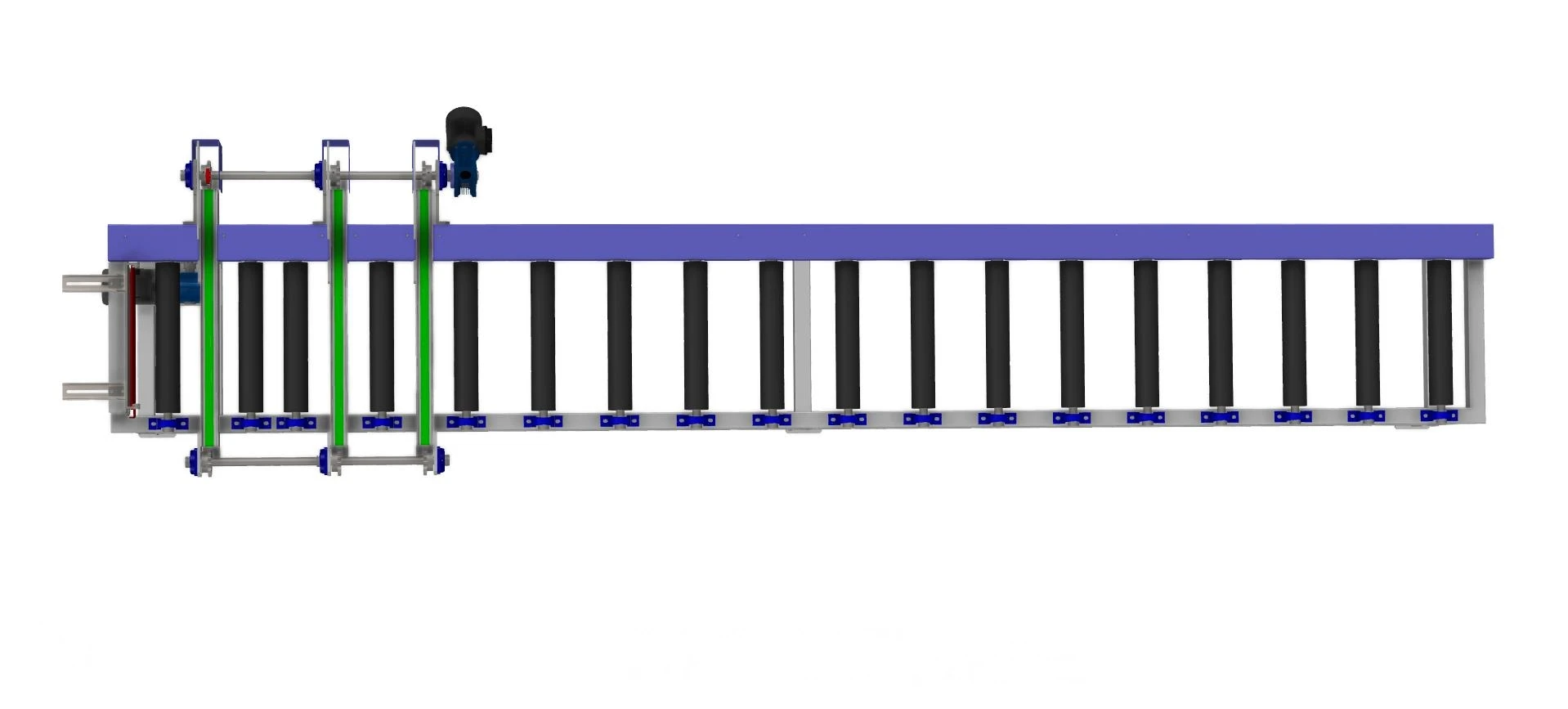 Roller Conveyors with Ejectors