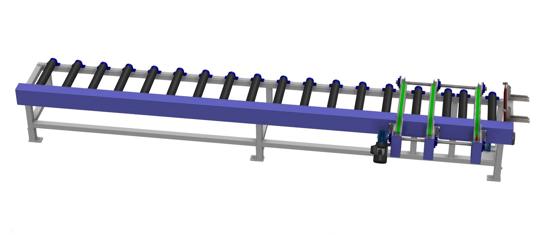 Roller Conveyors with Ejectors