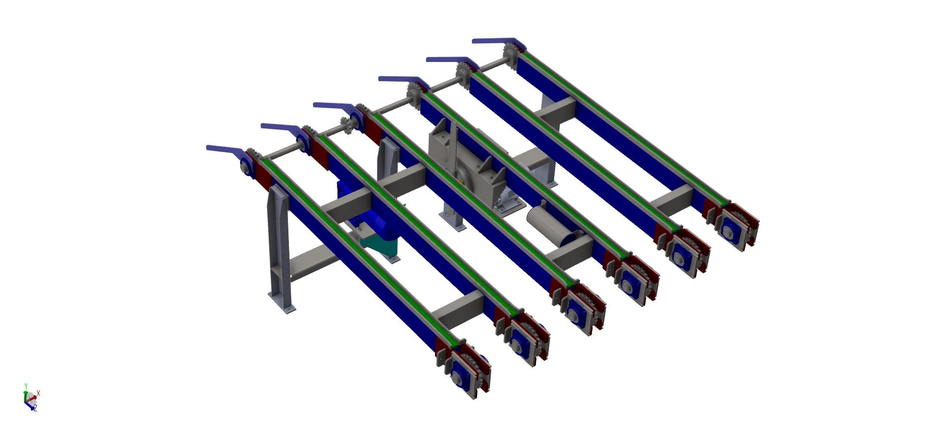 Conveyors With Electrosaw/Cross-Cut