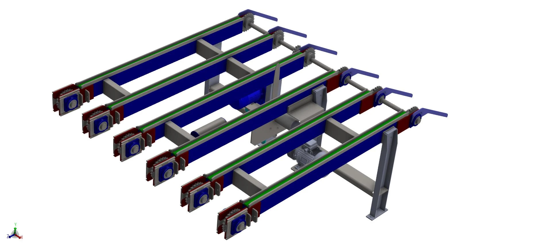Conveyors With Electrosaw/Cross-Cut
