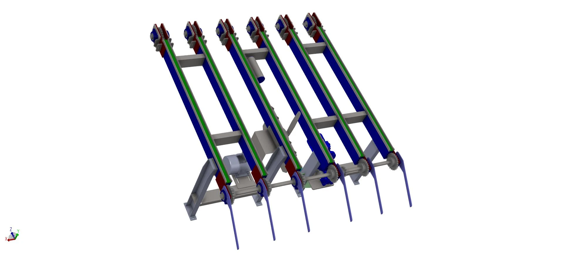 Conveyors With Electrosaw/Cross-Cut